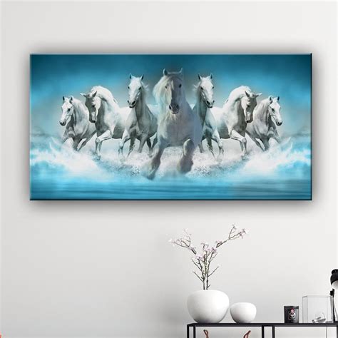 8 horses painting meaning